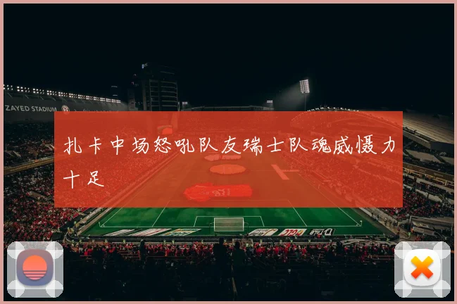 扎卡中场怒吼队友瑞士队魂威慑力十足