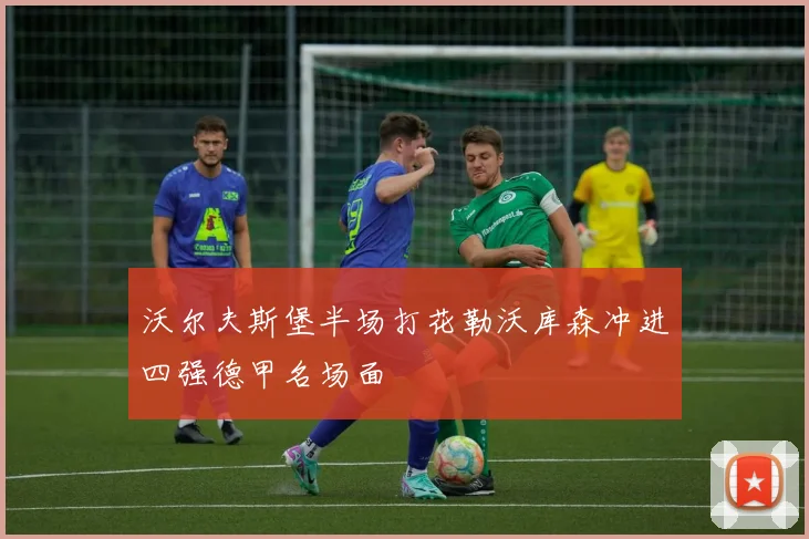 沃尔夫斯堡半场打花勒沃库森冲进四强德甲名场面